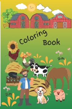 Paperback Coloring book: My little farm Book