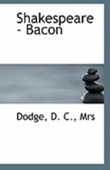 Paperback Shakespeare - Bacon Book