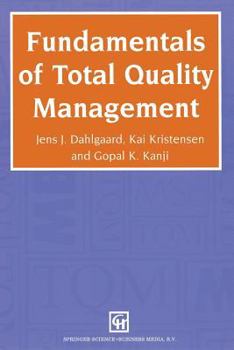 Paperback Fundamentals of Total Quality Management: Process, Analysis and Improvement Book