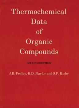Hardcover Thermochemical Data of Organic Compounds Book