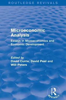 Microeconomic Analysis. Essays in Microeconomics and Economic Development.