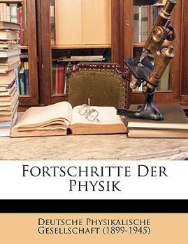 Paperback Fortschritte Der Physik [German] Book