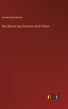 Hardcover Das Wesen des Denkens nach Platon [German] Book