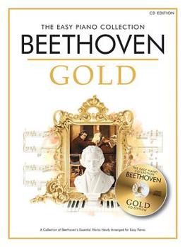 Paperback Beethoven Gold: The Easy Piano Collection Book