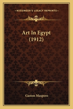 Paperback Art In Egypt (1912) Book