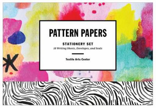 Paperback Pattern Papers Stationery Set: 18 Writing Sheets, Envelopes, and Seals [With Envelope and Seals and 18 Writing Sheets] Book