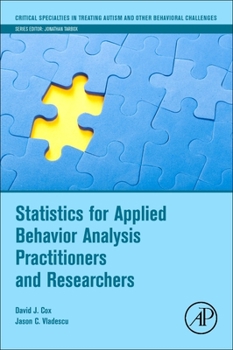 Paperback Statistics for Applied Behavior Analysis Practitioners and Researchers Book