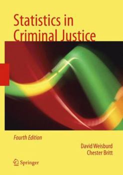 Hardcover Statistics in Criminal Justice Book