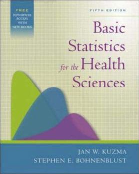 Hardcover Basic Statistics for the Health Sciences [With Online Access Code] Book