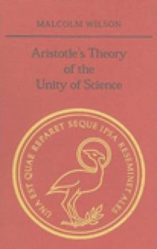 Hardcover Aristotle's Theory of the Unity of Science Book