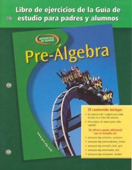 Paperback Pre-Algebra, Spanish Parent and Student Study Guide Workbook Book