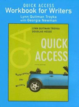Paperback Quick Access Workbook for Writers Book