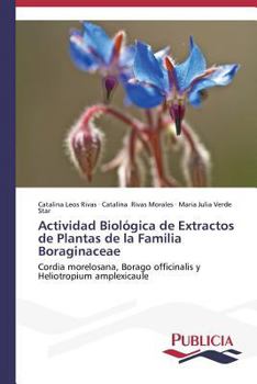 Paperback Actividad Biológica de Extractos de Plantas de la Familia Boraginaceae [Spanish] Book