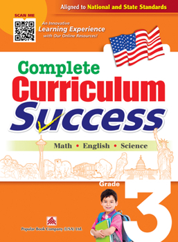 Paperback Complete Curriculum Success Grade 3 - Learning Workbook for Third Grade Students - English, Math and Science Activities Children Book