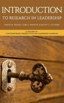 Hardcover Introduction to Research in Leadership Book