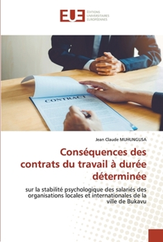 Paperback Conséquences des contrats du travail à durée déterminée [French] Book