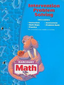 Paperback Harcourt School Publishers Math: Intervention Problem Solving Workbook Grade 3 Book