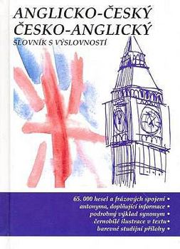 Hardcover English-Czech and Czech-English Dictionary Book