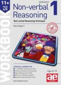 Paperback 11+ Non-Verbal Reasoning Year 4/5 Workbook 1 : Non-Verbal Reasoning Technique 2016 Book