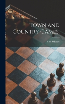 Hardcover Town and Country Games; Book