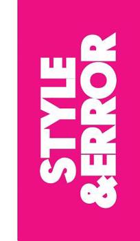Hardcover Polyester Press Notebook Collection: STYLE & ERROR (hot pink #f50185) Book
