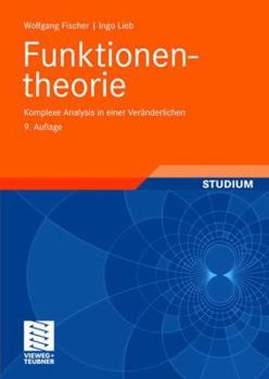 Paperback Funktionentheorie: Komplexe Analysis in Einer Veränderlichen [German] Book