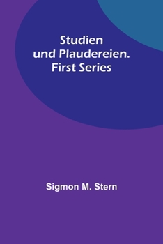 Paperback Studien und Plaudereien. First Series [German] Book