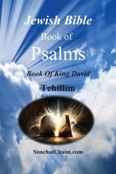 Paperback Jewish Bible - Book of Psalms - Tehillim [Large Print] Book