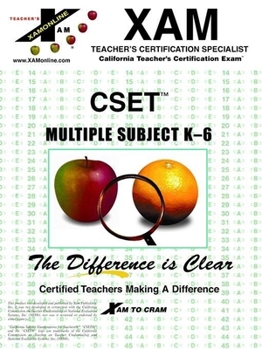 Paperback CSET Multiple Subjects K-6 Book
