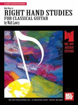 Paperback Right Hand Studies for Classical Guitar Book