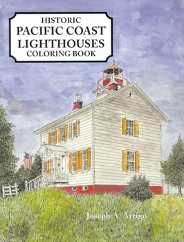 Paperback Historic Pacific Coast Lighthouses (6-Copy Prepack Book