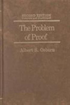 Hardcover Problem of Proof: Especially as Exemplified in Disputed Documents Trails (Professional/Technical Series) Book