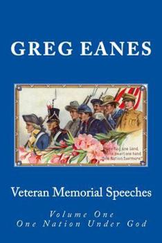 Paperback Veteran Memorial Speeches: One Nation Under God Book