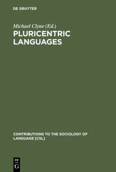 Hardcover Pluricentric Languages Book