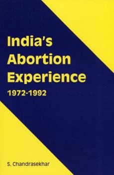 Paperback India's Abortion Experience Book