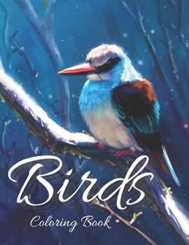 Paperback Birds Coloring Book: Relaxing Coloring Book for Adults and Teens - Best Gift - Book
