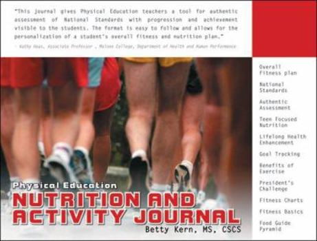 Paperback Physical Education Nutrition and Activity Journal (Personal Wellness series) Book