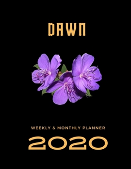 2020 Weekly & Monthly Planner: Dawn...This Beautiful Planner is for You-Reach Your Goals / Journal for Women & Teen Girls / Dreams Tracker & Goals ... Agenda Schedule Organizer / 8,5 x 11 inch