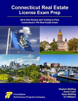 Paperback Connecticut Real Estate License Exam Prep: All-in-One Review and Testing to Pass Connecticut's PSI Real Estate Exam Book