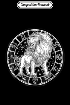 Composition Notebook: Leo Zodiac Star Sign Unisex Standard  Journal/Notebook Blank Lined Ruled 6x9 100 Pages