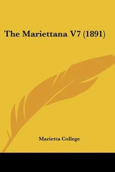 Paperback The Mariettana V7 (1891) Book