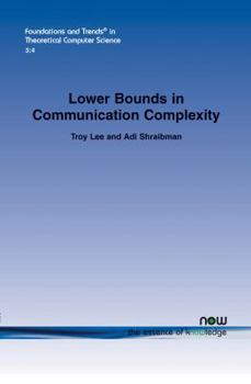 Paperback Lower Bounds in Communication Complexity Book
