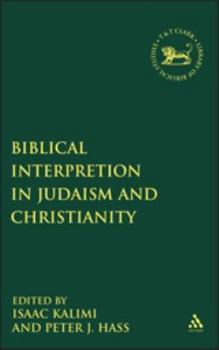 Hardcover Biblical Interpretation in Judaism and Christianity Book