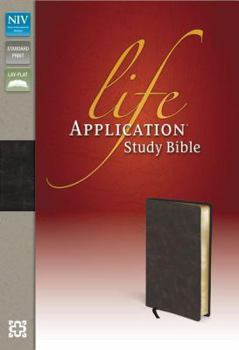 Bonded Leather Life Application Study Bible-NIV Book