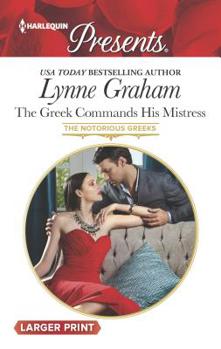Mass Market Paperback The Greek Commands His Mistress [Large Print] Book