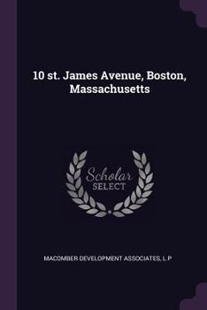 Paperback 10 st. James Avenue, Boston, Massachusetts Book