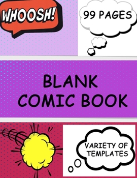 Paperback Blank Comic Book for Kids and Adults Book
