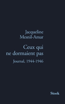 Paperback Ceux qui ne dormaient pas [French] Book
