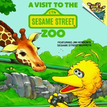 Paperback Visit to the Sesame Street Zoo Book