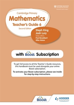 Paperback Cambridge Primary Mathematics Teacher's Guide Stage 6 with Boost Subscription Book